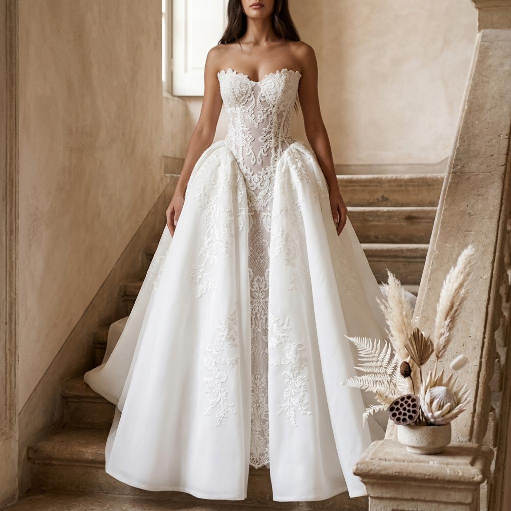 Lace Wedding Dress Tulle Skirt - Etsy