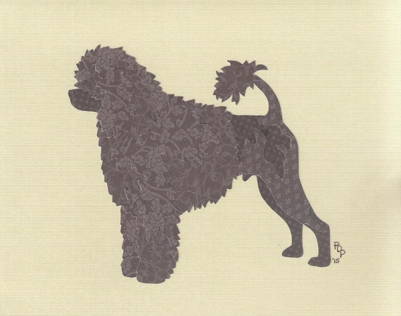 Cane Da Acqua Portoghese Lion Trim Fatto A Mano Originale Etsy