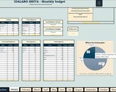Beginner Monthly Budget Excel Template | Simple Planner (Digital Download)