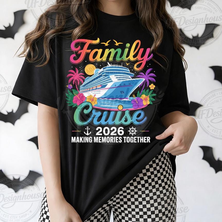 Family Vacation 2026 SVG PNG Bundle Tropical Ship Trip Shirt Matching ...