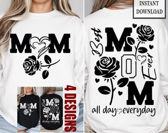 Best Mom Ever Svg Png, Mothers Day Svg, Cute Mama Svg, Vintage Mother Svg, Funny Mom Svg, Trendy, Gift For Mom, Cut File For Cricut, Clipart