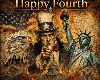 Happy Fourth of July Digital Scrapbook Kit with 250th Celebration Freebies