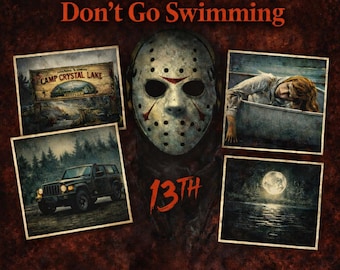 Classic Horror Digital Kit: Don't Go Swimming