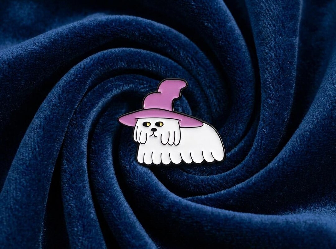 Dark Wizard Pin Dog Wizard Magic Animal Enamel Pin Birthday Gift Pins - Etsy