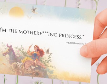 Postcard “The Royal Disclaimer”