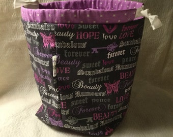 Forever beautiful sock sack- Ready to ship