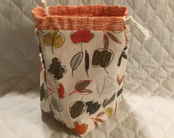 Clearance - Falling Leaves Sock Sack Ready to Ship
