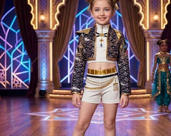 KPop Demon Hunters Kids Dress, Cute KPop Super Girls Outfit, Kpop Clothes, Demon Hunter Costume, Kpop Super girls, Rumi Zoey Clothes