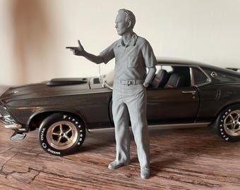 Figura 1/18 - Walt Kowalski 1 (Clint Eastwood) - Gran Torino (Resina)