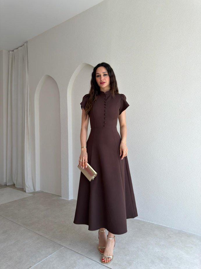 graduation dress modest Dresses Long sleeves