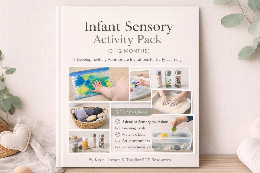 Learning Invitations Book Infant Sensory Activity Pack (0-12 Months) – Early Learning Invitations ...