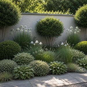 Elegant Evergreen Garden Border Planting Plan | Low-Maintenance, Year-Round Structure | Digital PDF | 3m x 1.5m image 4