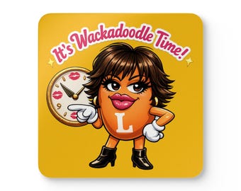 Lisa Rinna onderzetters "It's Wackadoodle Time" (set van 4)
