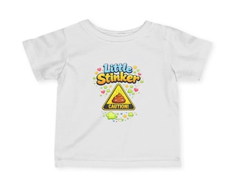 Camiseta infantil divertida de Little Stinker / Gráfico cómico para bebés