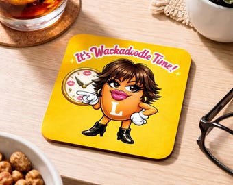 Posavasos "It's Wackadoodle Time" inspirado en Lisa Rinna de RHOBV