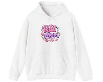 Sudadera con capucha para mamá rata / Suéter acogedor para amantes de las mascotas
