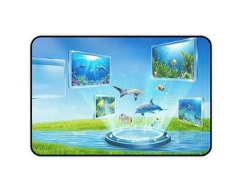 FA Inspired Aquarium Portal Desk Mat