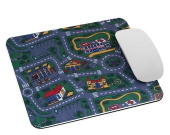 Alfombrilla de ratón con diseño de coche de los años 90