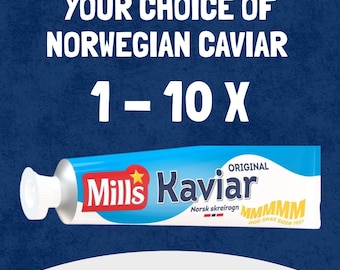 Mills Kaviaar Noorse kabeljauwkuit – keuze uit 1-10 tubes INCL gratis verzending!