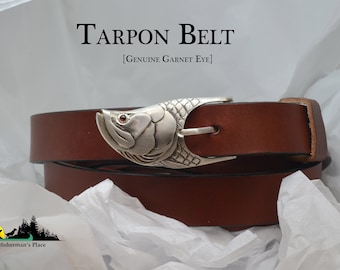 Sterling Silver Tarpon Belt Buckle