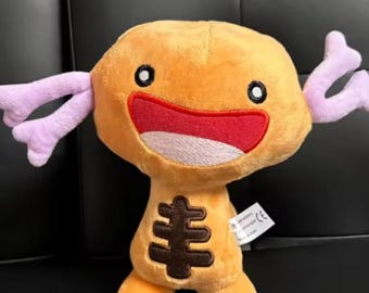 Cute Yellow Axolotl Plush Toy – Kawaii Smiling Stuffed Animal – Soft Plushie Gift for Kids & Collectors 20cm