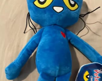 Pete the Cat Plush Toy – Blue Cat Stuffed Animal – Kids Gift – Soft Cuddly Character Toy – Storytime Companion 28cm