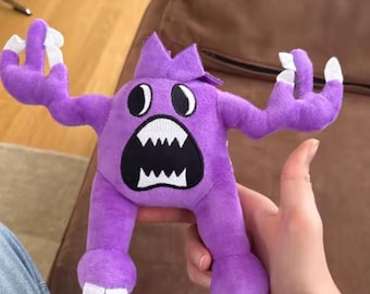 Purple Monster Plush Toy – Spooky Creature with Claws, Soft Stuffed Doll (25cm)