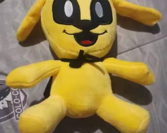 Cute Yellow Puppy Plush Toy – Soft Cartoon Dog Stuffed Animal – Kawaii Kids Gift – Adorable Cuddly Companion 25cm