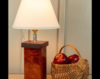Medium Cherry Cut-Off Lamp