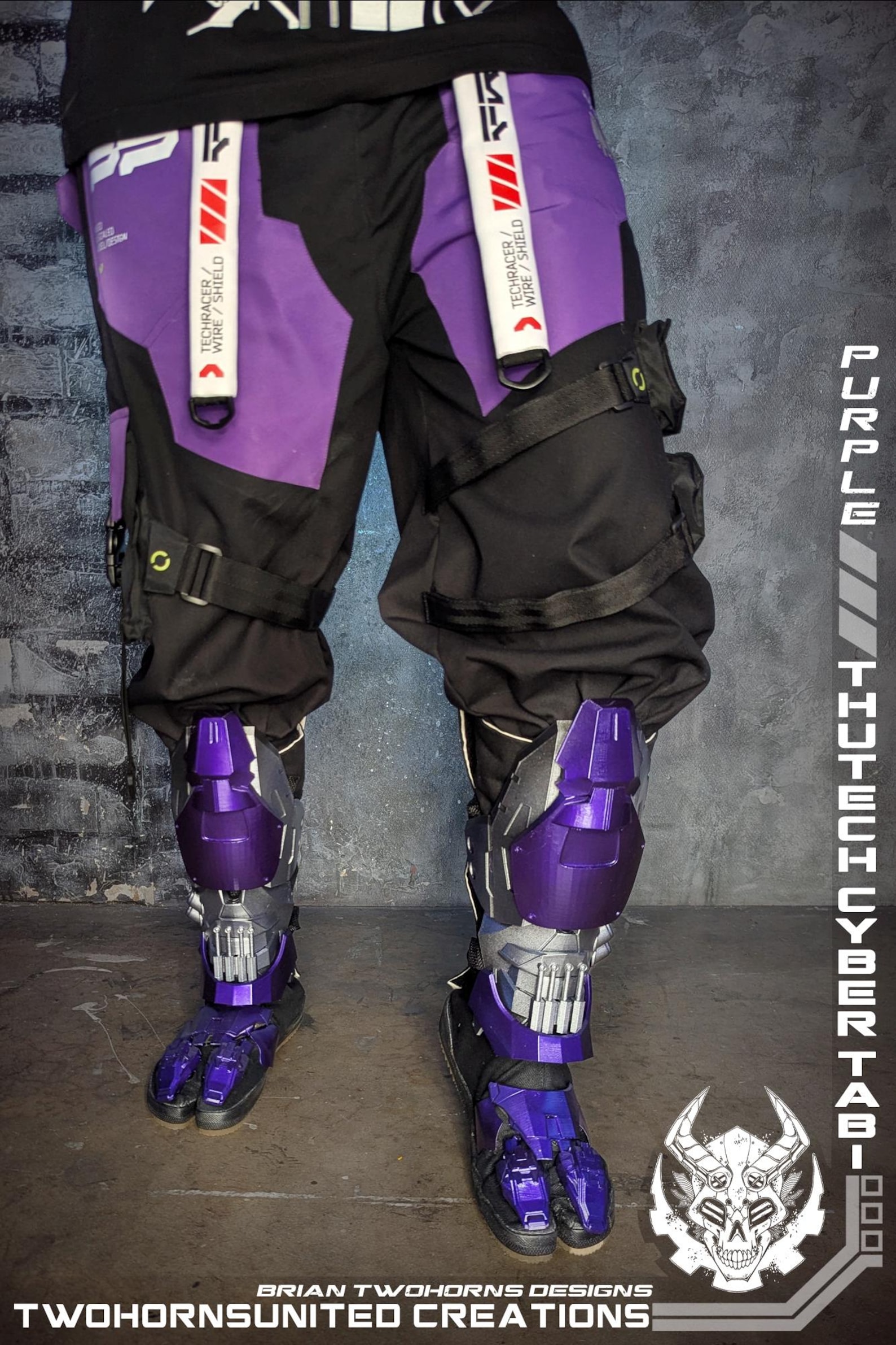 Thutech Cyberpunk Robo Tabi Boot Shoes METALLIC PURPLE Version ...