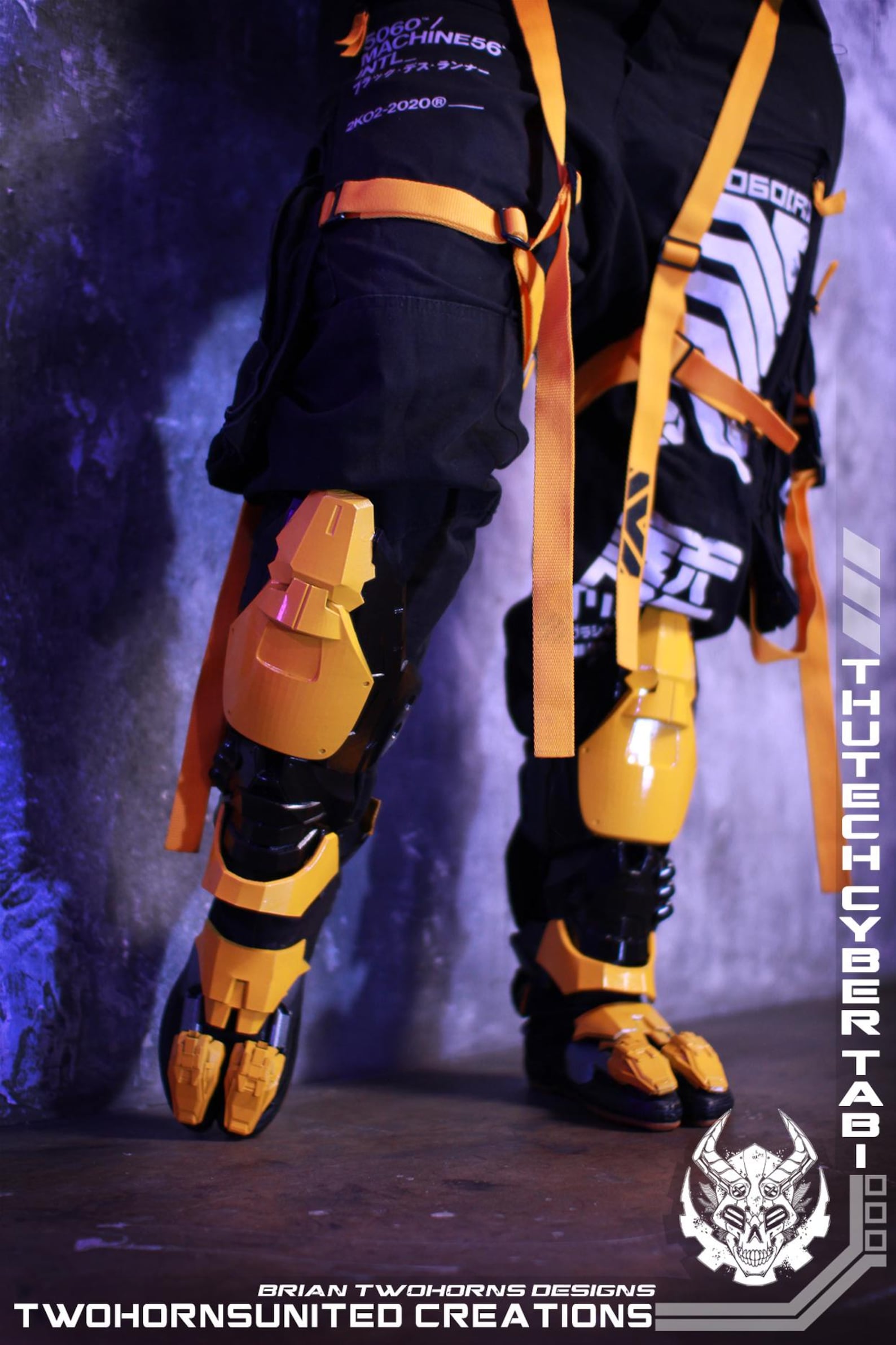 Thutech Cyberpunk Robo Tabi Boot Shoes Sunburst Yellow Version ...