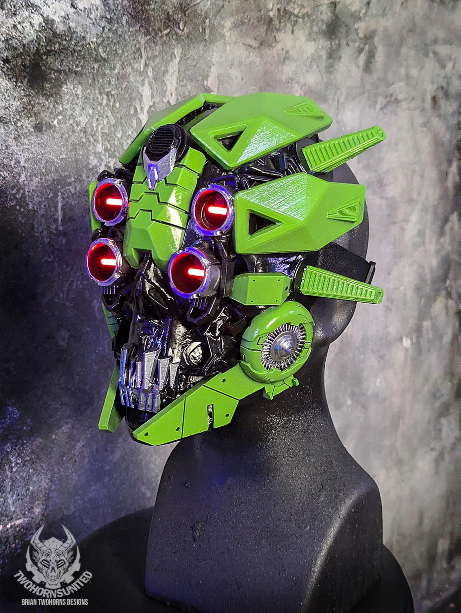 Stellar Stalker Mask CUSTOM COLOR Version - Cybernetic Space Horror ...