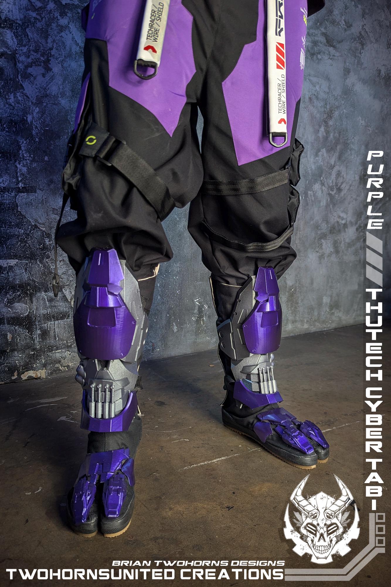 Thutech Cyberpunk Robo Tabi Boot Shoes METALLIC PURPLE Version ...