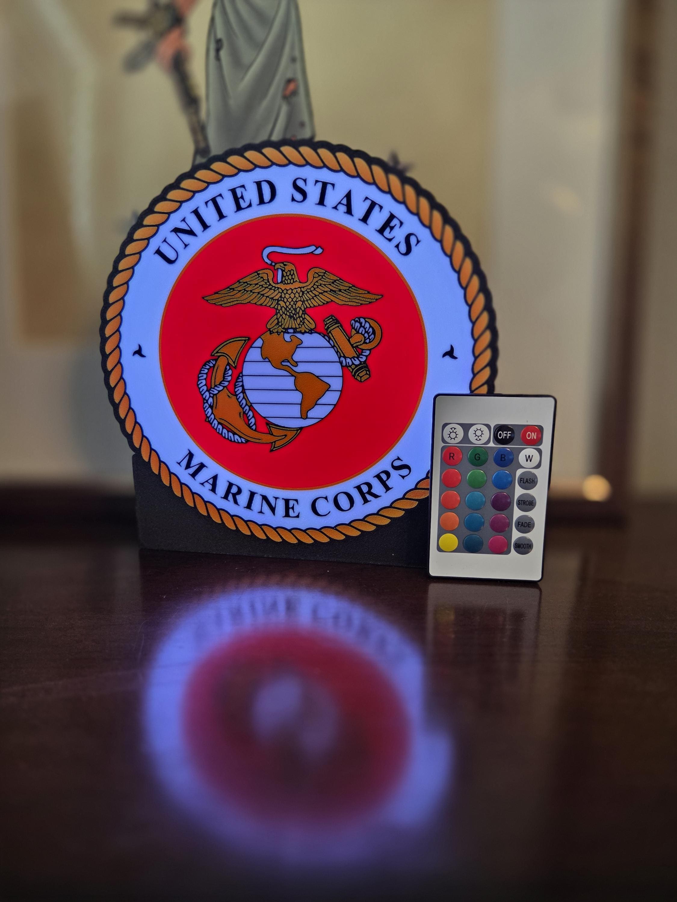 Usmc Led Light - Etsy