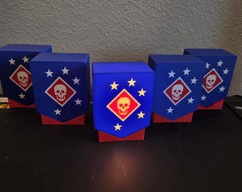 Marine Raider Shield Light Box MARSOC 3d Printed Desk & Office decor