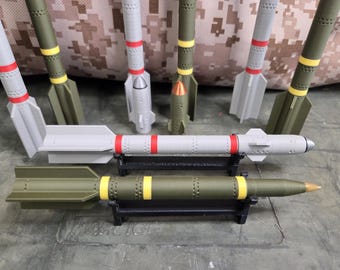 Hellfire (AGM-114) Missile Pen with stand