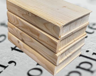 Wooden book bundle 4 pack