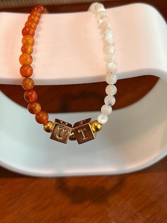 University of Texas  Girls Gemstone bracelet