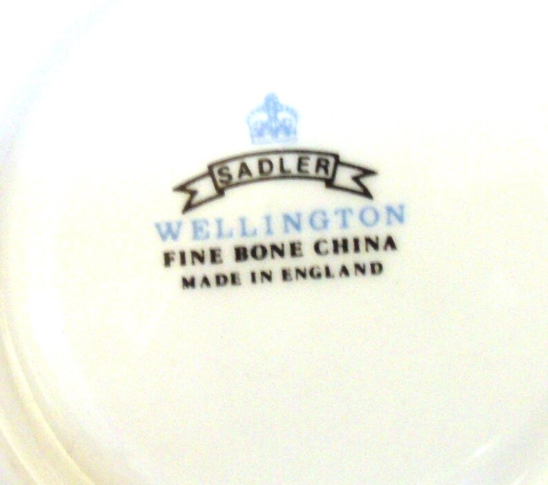 Sadler English China Teacup and Saucer Set Romance Pattern Etsy