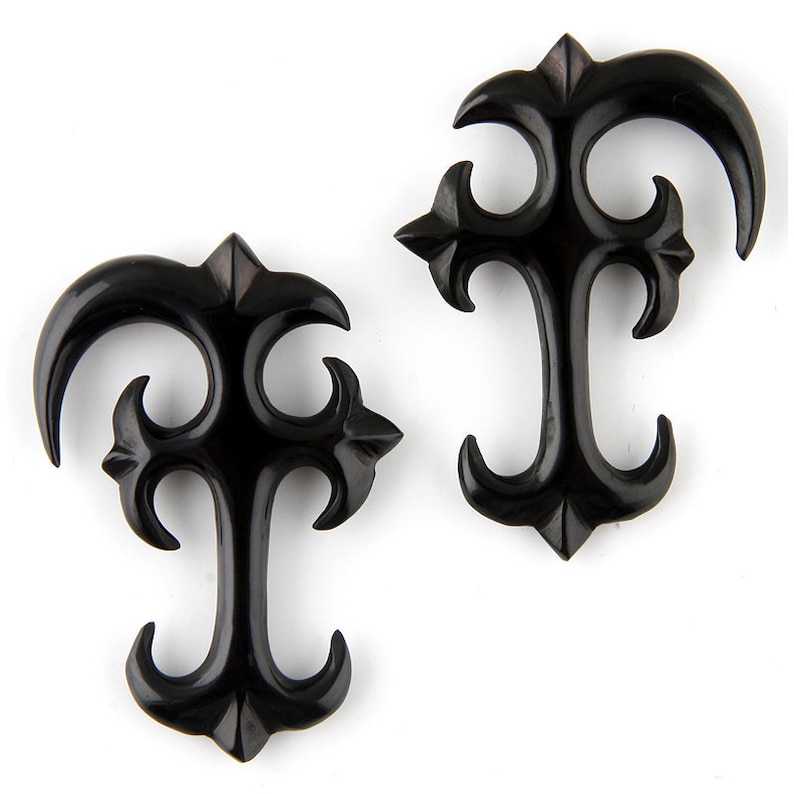 Buffalo Horn Ear Plugs Gauges Pair of Ear Taper Pincher Plug Etsy