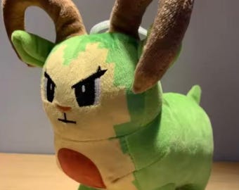 Cute Green Bunny Plush Toy – Soft Animal Stuffed Doll with Long Ears – Kawaii Forest Creature – Kids Gift – Unique Plush Decor 21cm