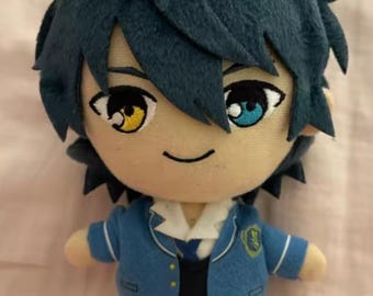 Handmade Anime-Inspired Plush Doll | Cute Blue Uniform Plushie | Kawaii Soft Collector Toy | Gift for Anime Fans 16cm