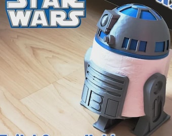 R2‑D2 Toilet Paper Holder | Fun Bathroom Decor | Fits Standard Rolls
