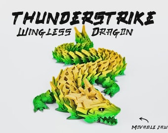 3d Articulated Dragon - Thunderstrike