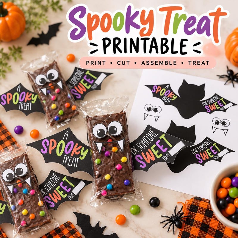 Candy Halloween Cards - Etsy