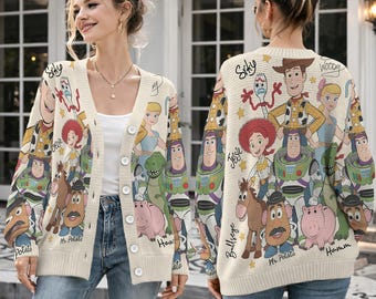 Disneyland Toy Story Cardigan, Buzz Lightyear Woody Jessie Rex, To Infinity And Beyond, Pixar Movie Apparel, Disneyland Vacation Outfit