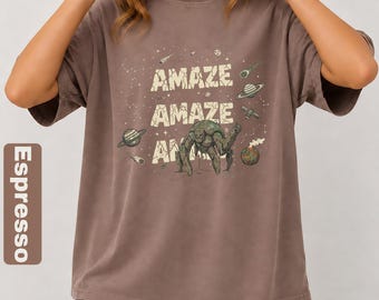 Amaze Rocky Alien Shirt, Project Hail Mary, Sci-Fi Quote Graphic Tee, Book Lover Fan Style, Comfort Colors® Funny Space Gift
