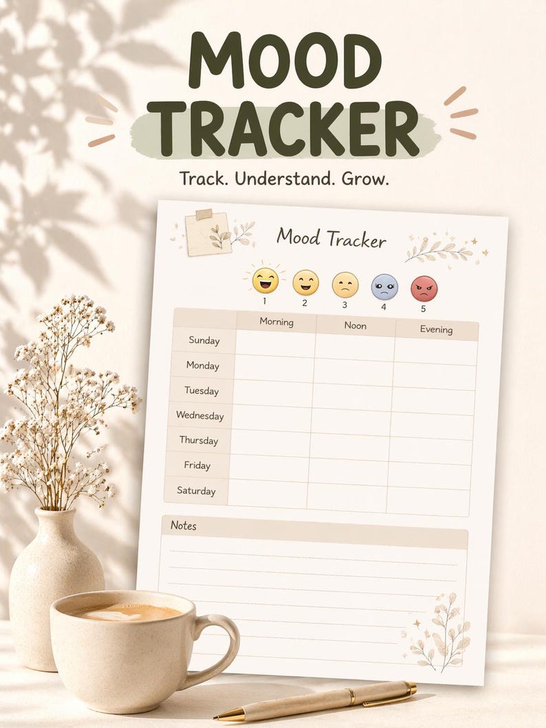 ADHD Planner Printable | Weekly Planner, Brain Dump, Habit Tracker ...