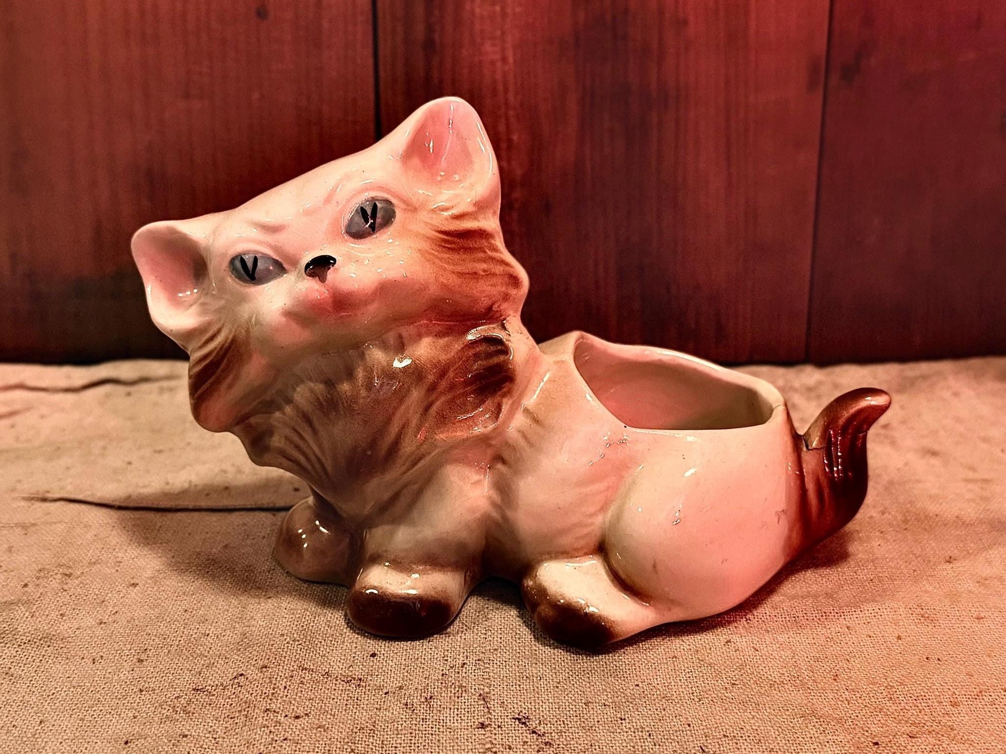 1950s Ceramic Cat - Etsy