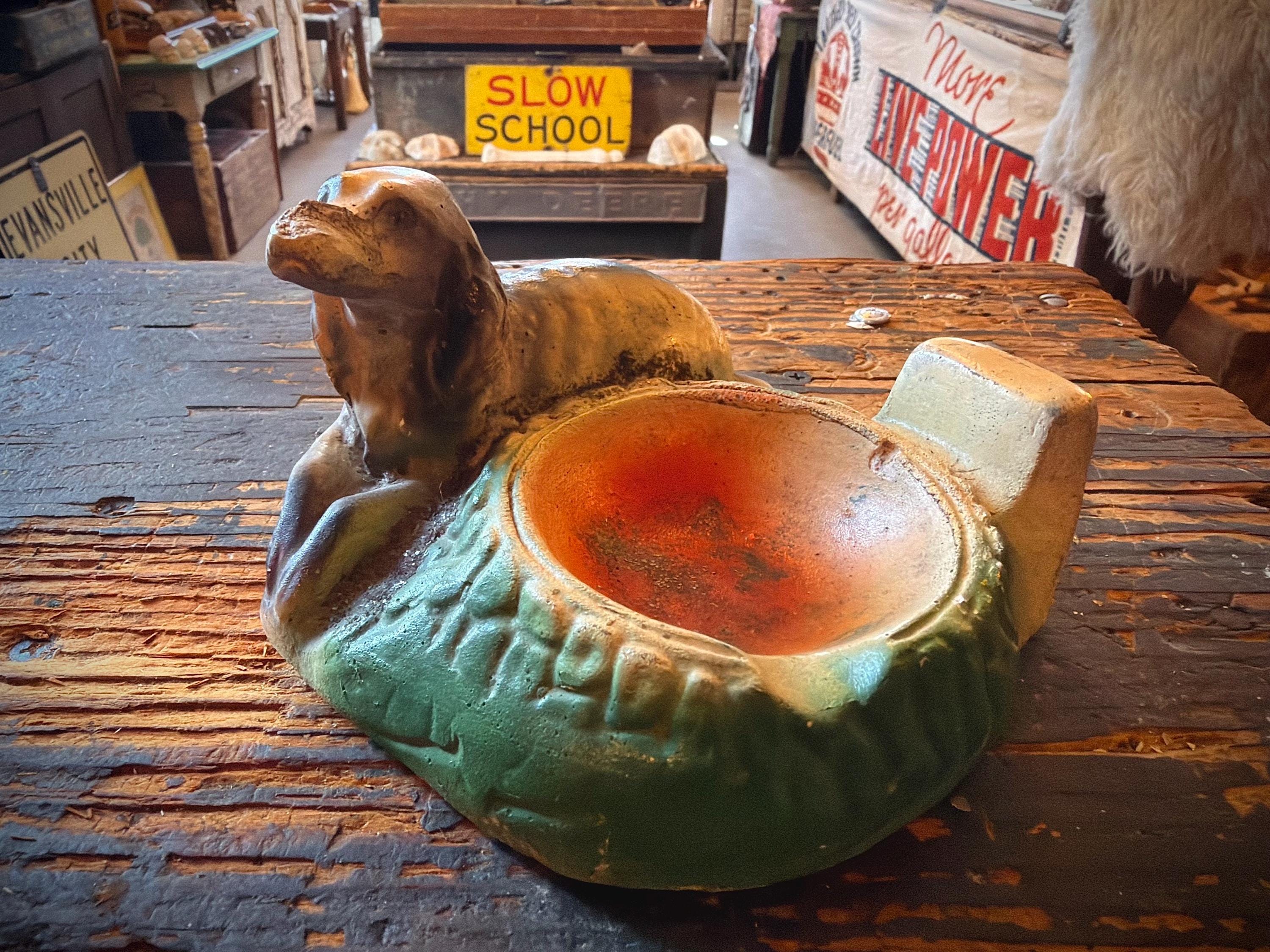 Chalkware Bulldog - Etsy
